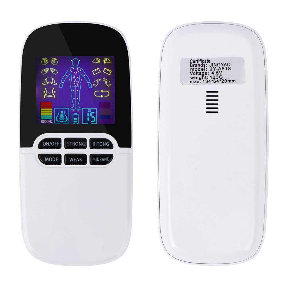 Multi-Functional Dual-Output Muscle Stimulator Tens Acupuncture Physiotherapy Massage Machine EMS/Abs Massager Health Fat Burner