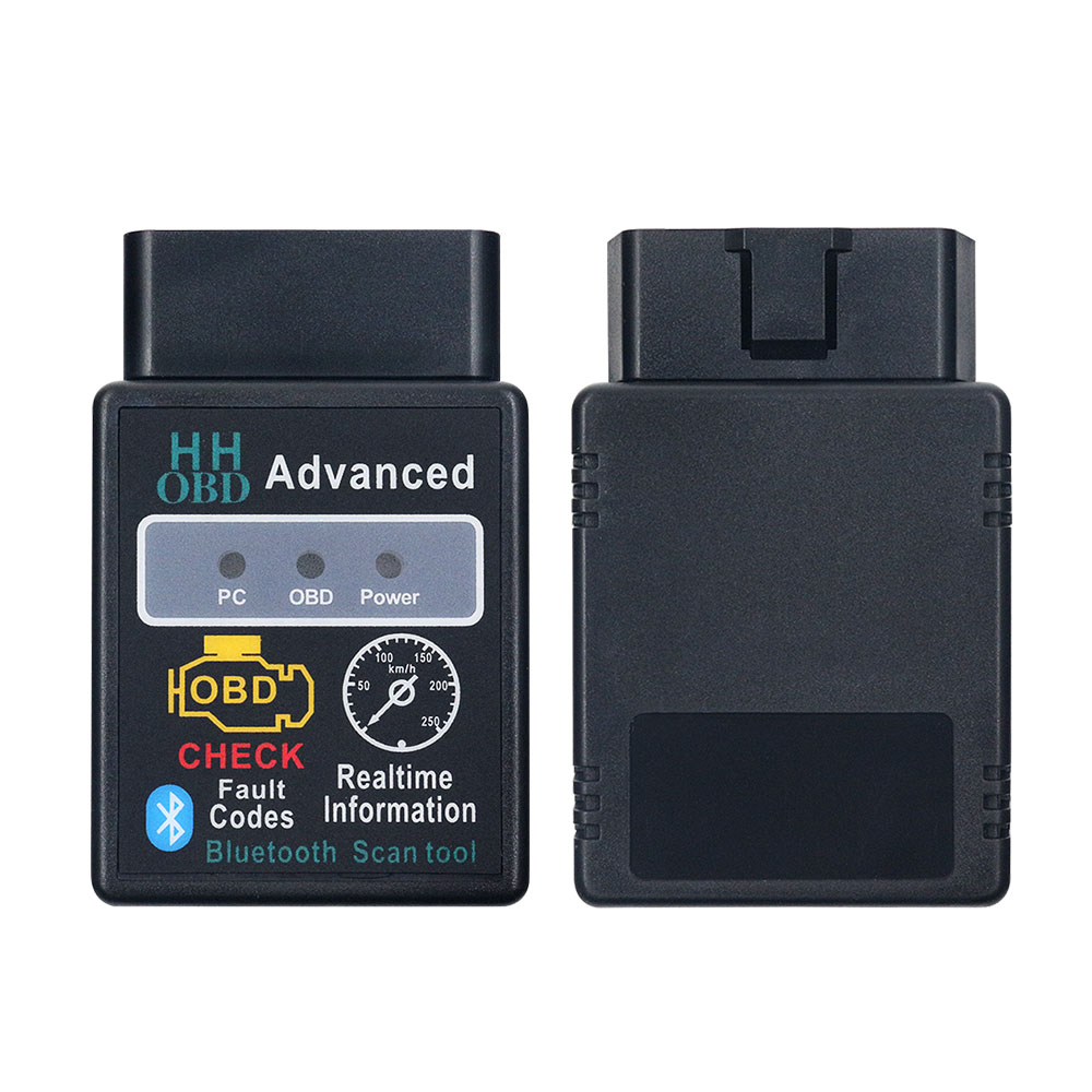 1pc HH OBD ELM327 2.1 Bluetooth OBD2 Car Auto Diagnostic Scanner Tool ELM 327 V2.1 OBDII CAN BUS Check Engine Support Many Protocols