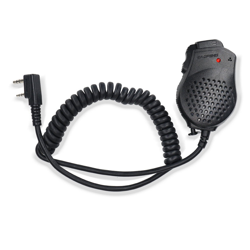1PCS Original Baofeng UV 82 Dual PTT  Speaker Mic Microphone For Walkie Talkie UV82 UV-H9 BF-888S UV-5R pro Radio Accessories