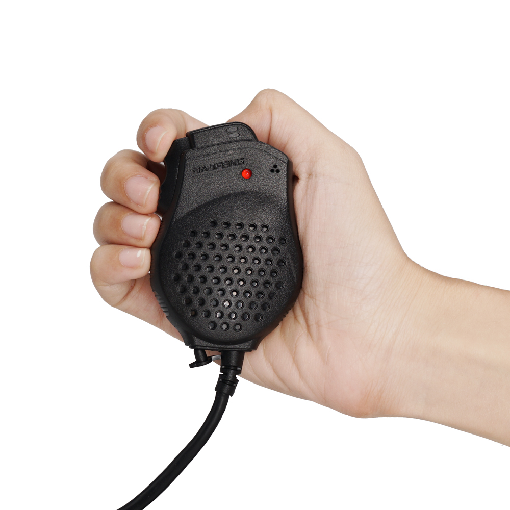 1PCS Original Baofeng UV 82 Dual PTT  Speaker Mic Microphone For Walkie Talkie UV82 UV-H9 BF-888S UV-5R pro Radio Accessories