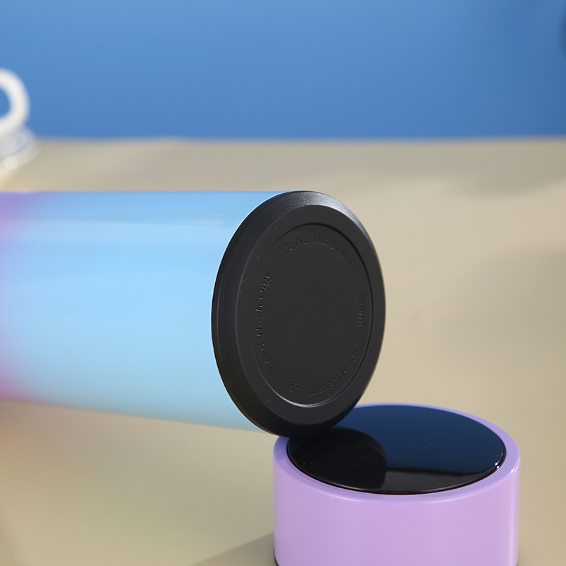 500ML Gradient Smart Vacuum Cup High-End Stainless Steel Touch Display Temperature Intelligent Digital Tea Thermos Smart Mug