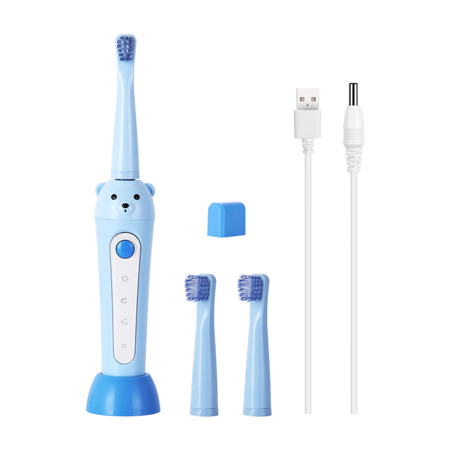3-14years Old 3Models AZDENT New Children Electric Toothbrush USB Charging Automatic Sonic Electronic Teethbrush