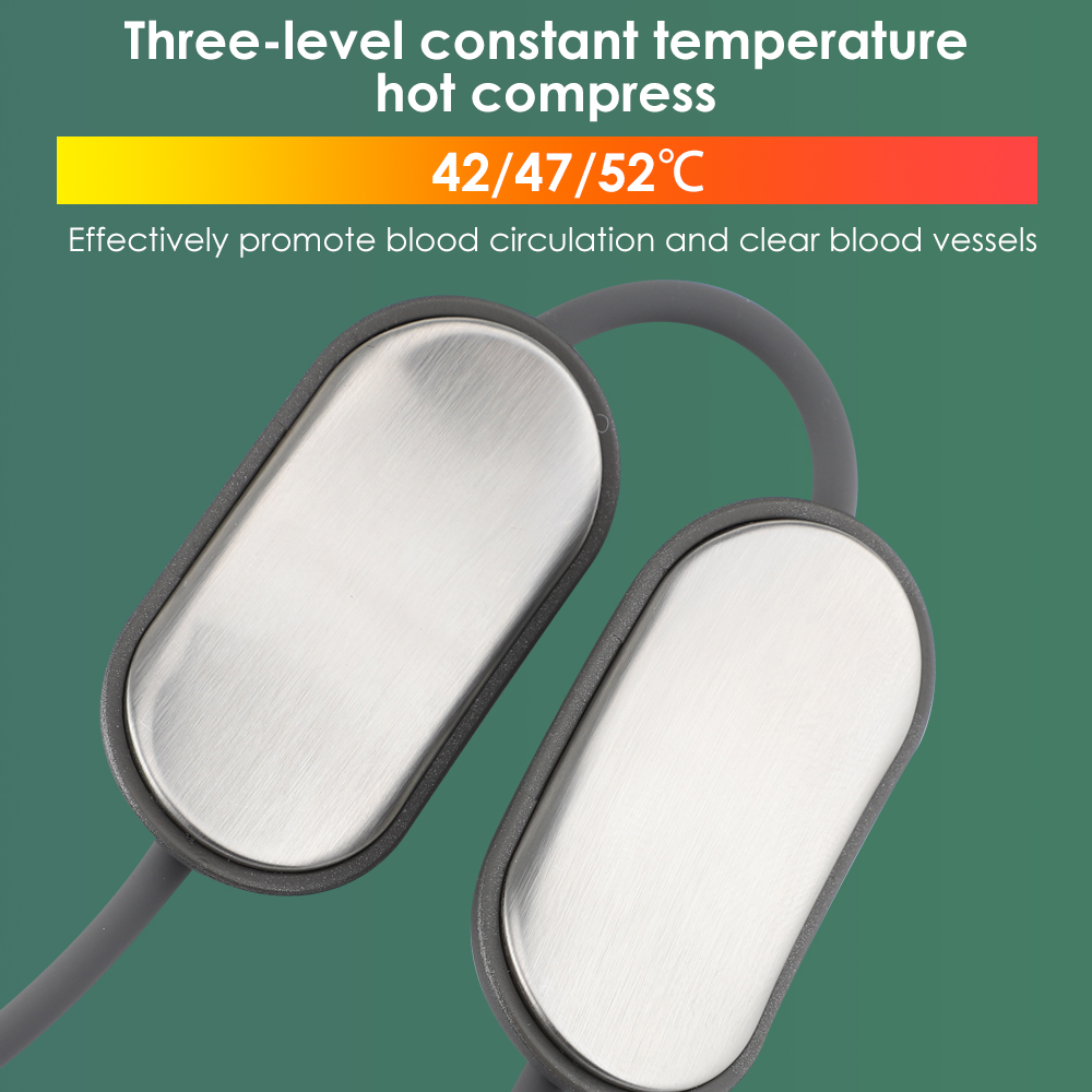 EMS Tens Massager with Heating Microcurrent Cervical Neck Pulse Massage Machine EMS Muscle Stimulation Deep Relaxation