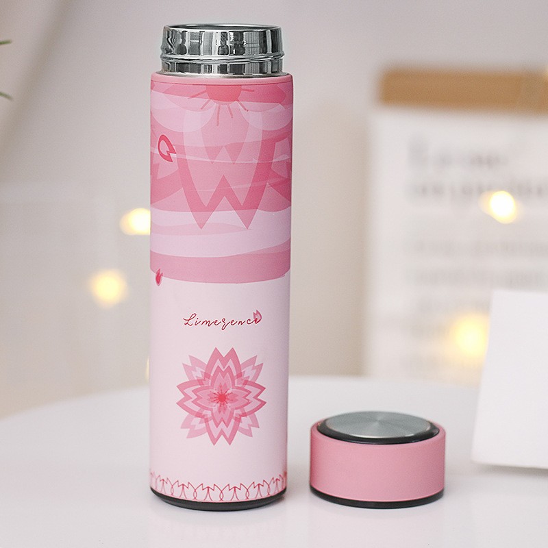 480Ml Thermos Bottle Stainless Steel Vacuum Flasks Portable Sport Thermal Cup Coffee Mug Tea Bottle Office Business Drinkware