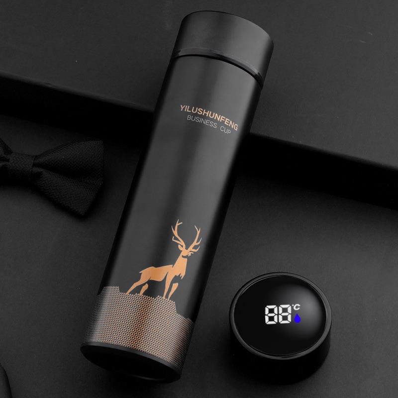 500ML Intelligent Thermos Water Bottle Temperature Display Vacuum Flasks Thermoses Tea Mug Coffee Cup Stainless Steel Thermos