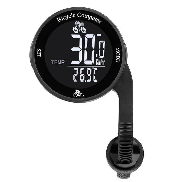 Wireless Bike Computer Waterproof Bicycle Odometer Multi Functional LCD Screen Cycling Speedometer Mountain Bike Speedo Meter
