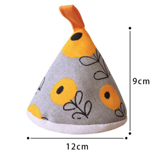 2pcs Triangle Pot Cap Pot Cover Anti-scalding Triangle Pot Handle Cap Heat Insulation Gloves Kitchen Casserole Cap Pot Clip Cover