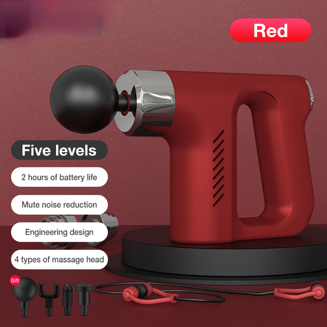Professional Massage Gun Deep Muscle Relaxation Electric Massager For Body Neck Shoulder Back Foot Fitness Pain Relief