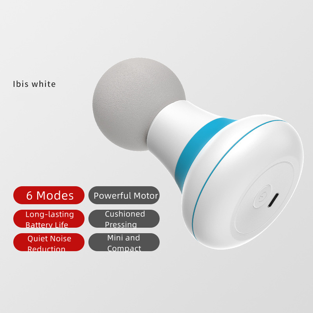 Mini Handheld Massage Gun Deep Tissue Electric Muscle Percussion Device Massage Machine for Travel Home Daily Relax