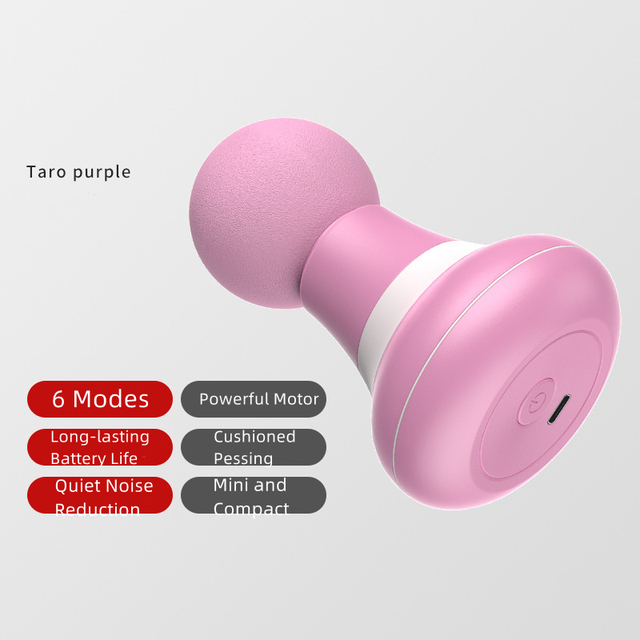 Mini Handheld Massage Gun Deep Tissue Electric Muscle Percussion Device Massage Machine for Travel Home Daily Relax