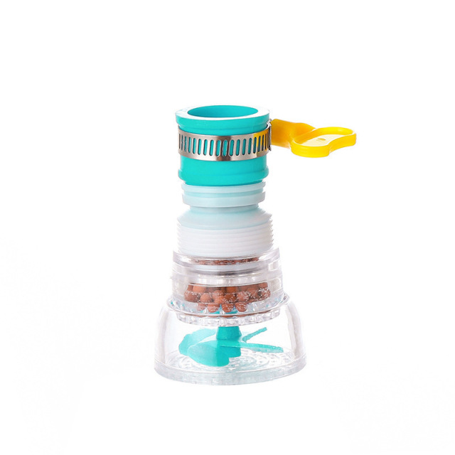 360 Degree Rotating Filter Splash-proof Faucet Shower Kitchen Water Filter Non-toxic Faucet Nozzle Universal Joint Faucet Filter