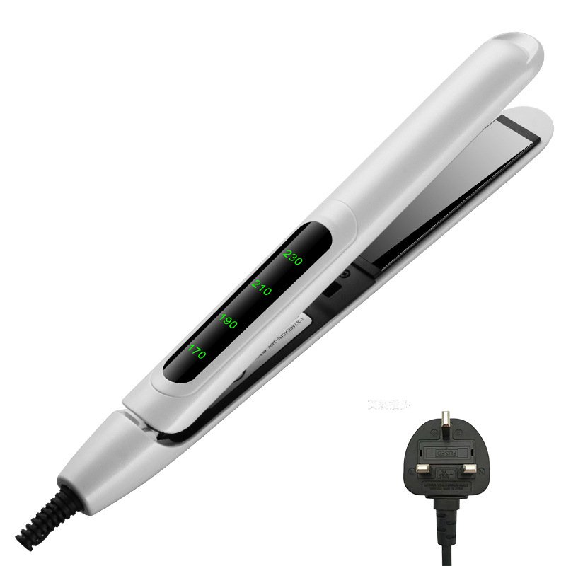 2 in1 Professional Hair Straightener Curler Hair Flat Iron Negative Ion Infrared Hair Straightener Curling for Dry Wet Hair