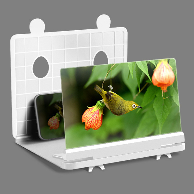 3D Mobile Phone Screen Magnifier HD Video Amplifier Stand Bracket Foldable Phones Screen Magnifying Glass Phone Accessories 2022