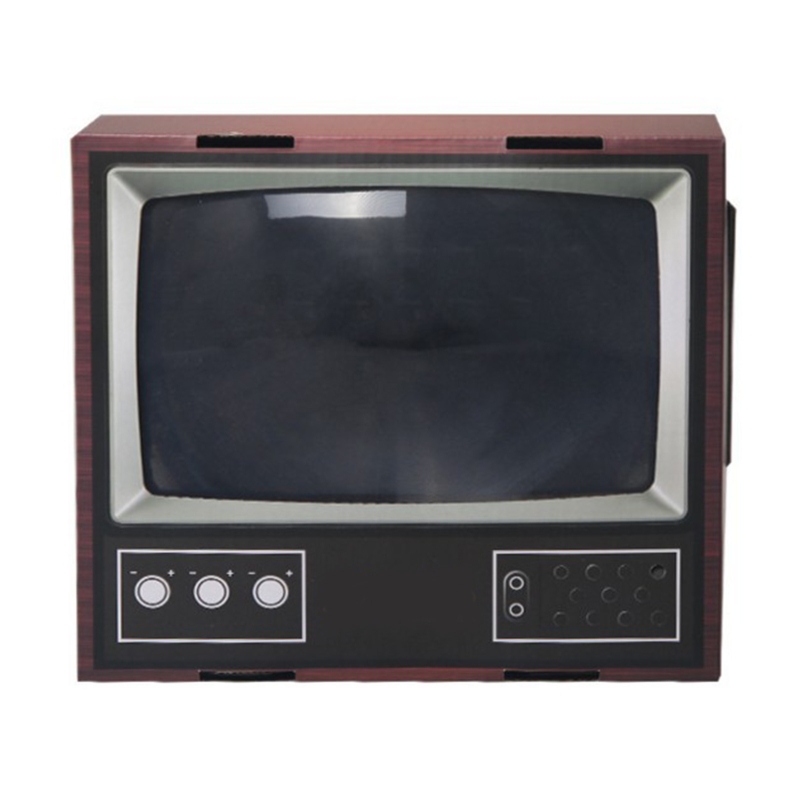 Retro TV Mobile Phone Smartphone Screen Magnifier for Video TV Show Enlarged Expander Phone Holder Stand Accessories