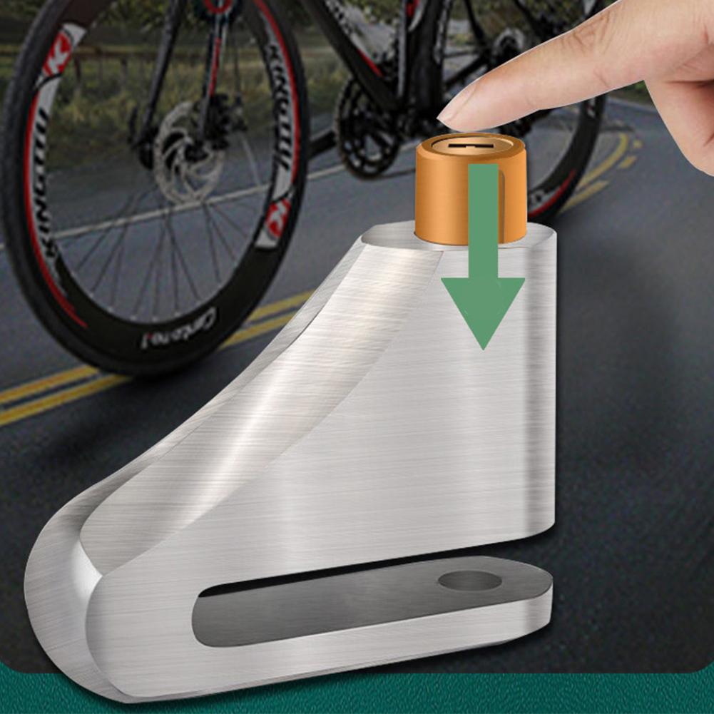 Portable Motorcycle Disc Brake Lock Life Waterproof Convenient Wheel Anti-theft Lock Safety Accessories For Electric Scooter
