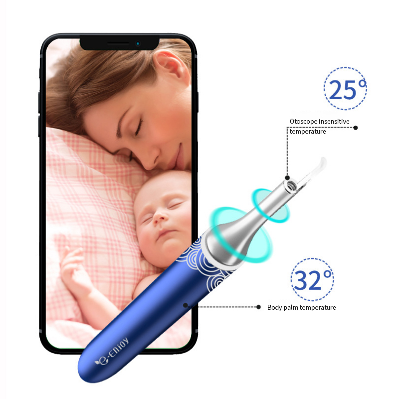 1080P WiFi Smart Visual Ear Stick In-Ear Cleaning Endoscope 400W Mini Camera Otoscope Borescope Ear Picker Ear Cleaning Tool