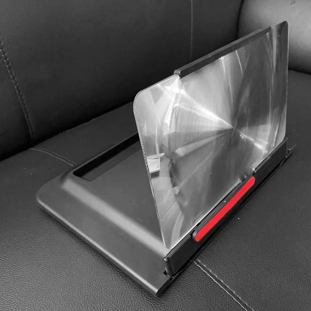 Phone Screen Magnifier Foldable Portable Mobile Screen Enlarger Ultra-clear 3D 12 Inches Plastic Video Amplifier