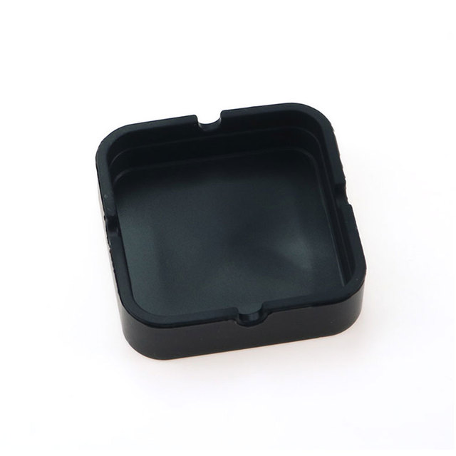 Silicone world Silicone Ashtray Silicone Rubber Portable High Temperature Resistant square Design Ashtray Eco-Friendly Soft