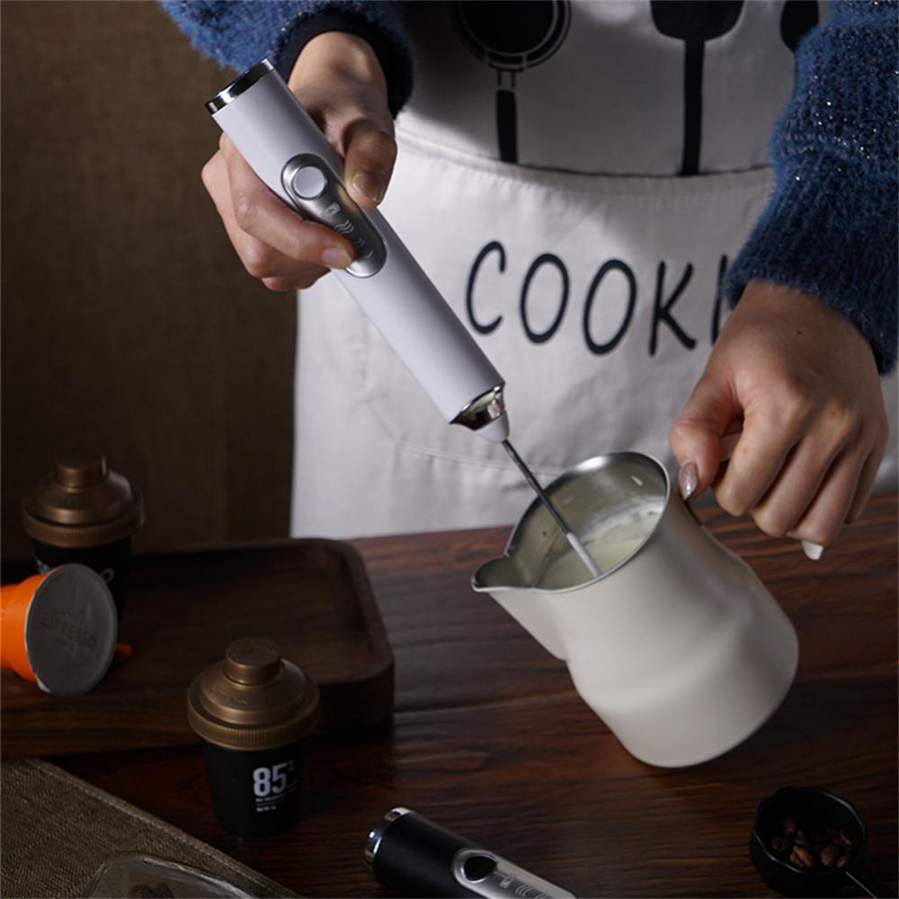 Kitchen Dining room appliances Electric Handheld Beater Wireless Milk Frothers With USB Electrical Mini Coffee Maker Whisk Mixer For Coffee Cappuccino Cream