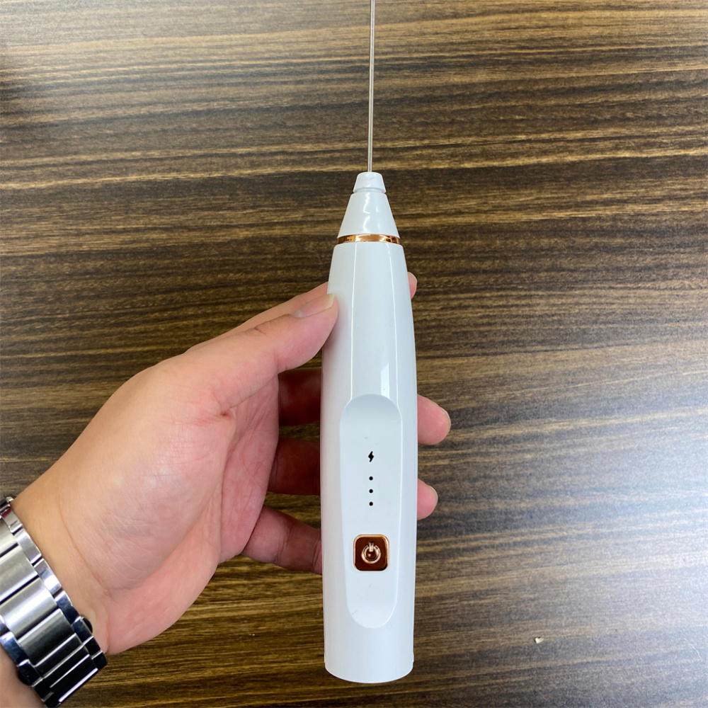 Kitchen Dining room appliances Mini Electric Milk Frother Stainless Steel Kitchen Whisk Creative Coffee Milk Whisk Automatic Milk Powder Mixer Household