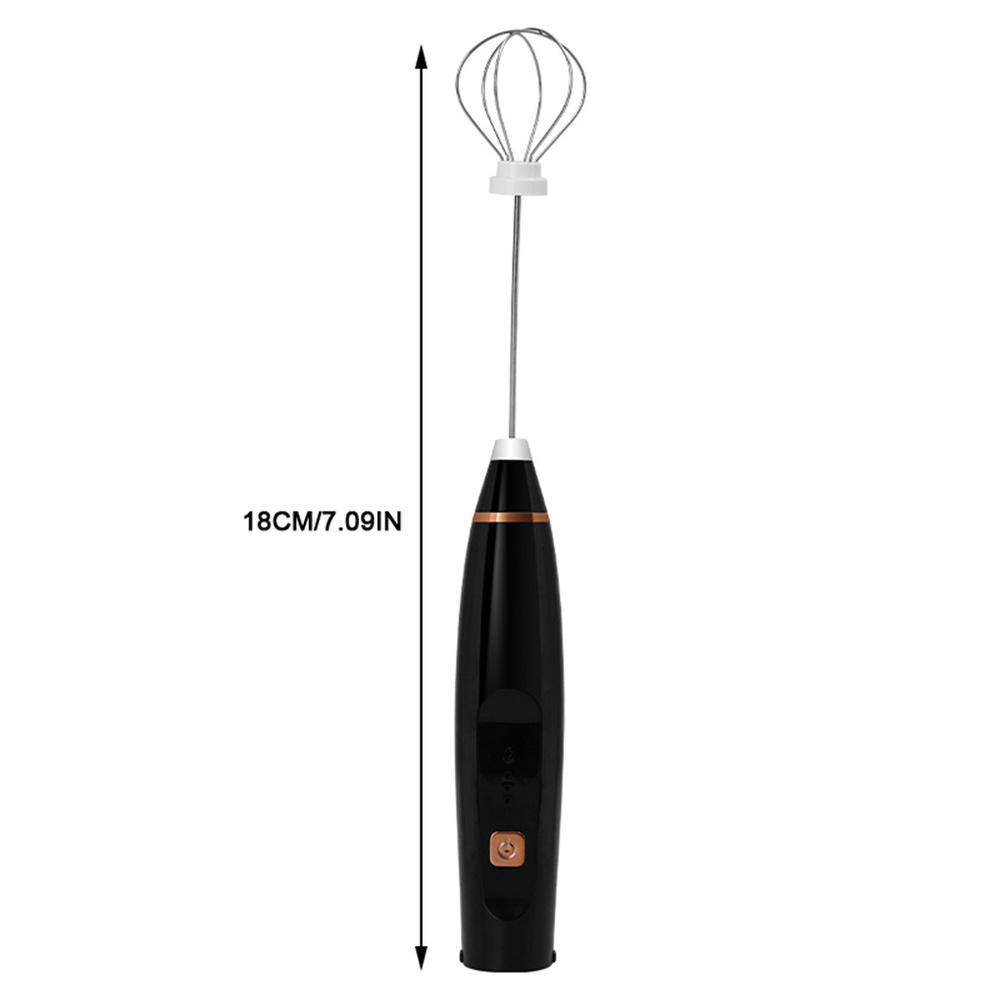 Kitchen Dining room appliances Mini Electric Milk Frother Stainless Steel Kitchen Whisk Creative Coffee Milk Whisk Automatic Milk Powder Mixer Household