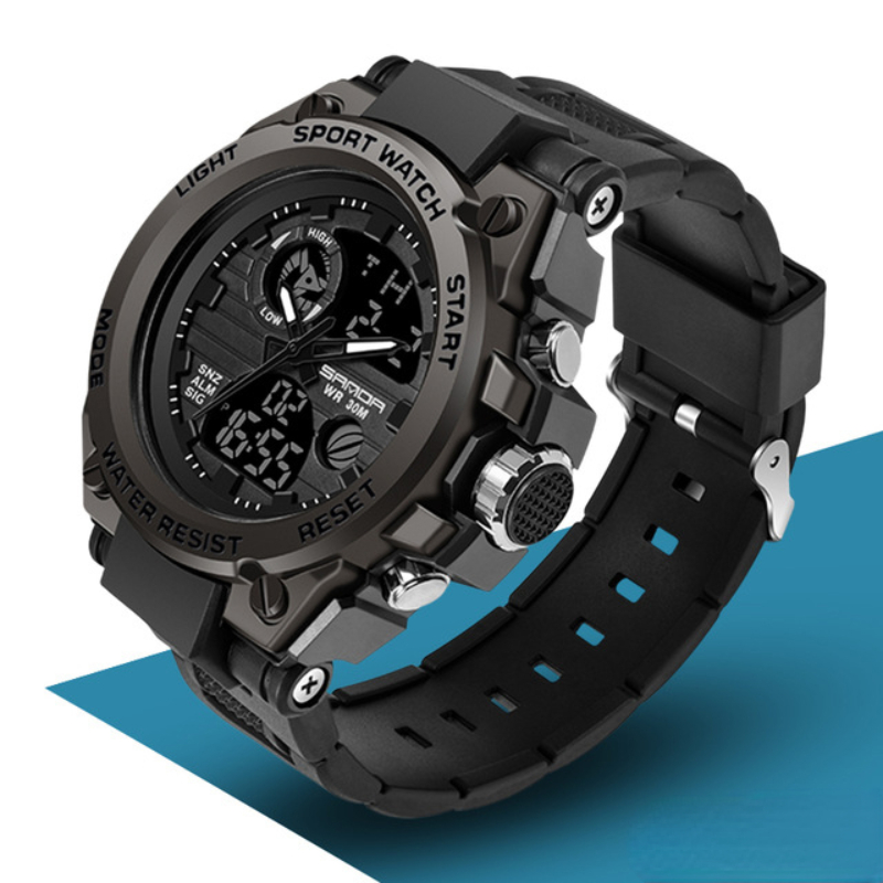 Sports Men's Watches  Military Quartz Watch Men Waterproof  Shock Clock