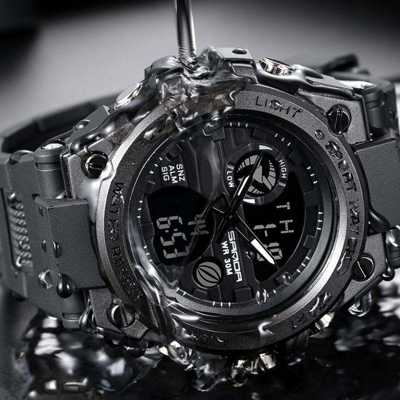 Sports Men's Watches  Military Quartz Watch Men Waterproof  Shock Clock
