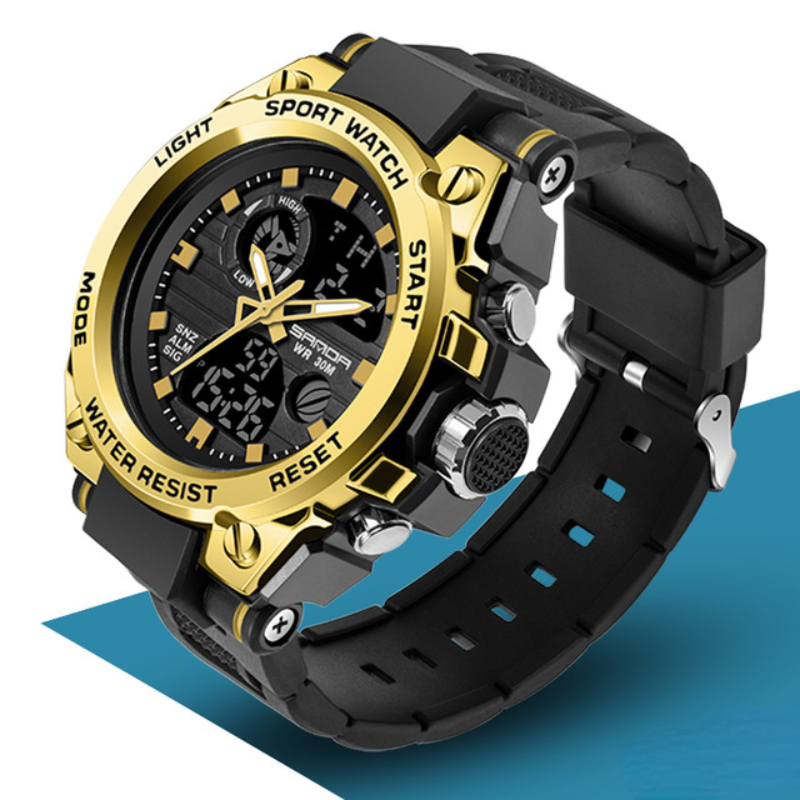 Sports Men's Watches  Military Quartz Watch Men Waterproof  Shock Clock