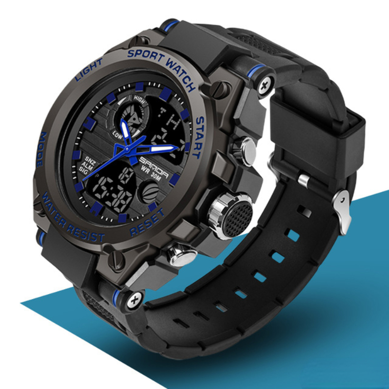 Sports Men's Watches  Military Quartz Watch Men Waterproof  Shock Clock