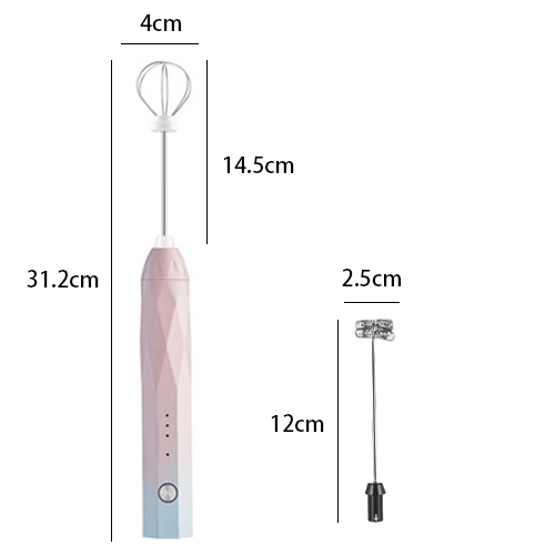 Kitchen Dining room appliances Mini Portable Electric Milk Frother Egg Beater 304Stainless Coffee Frothing Wand Milk Drink Egg Tool Stirrer Kitchen Accessories