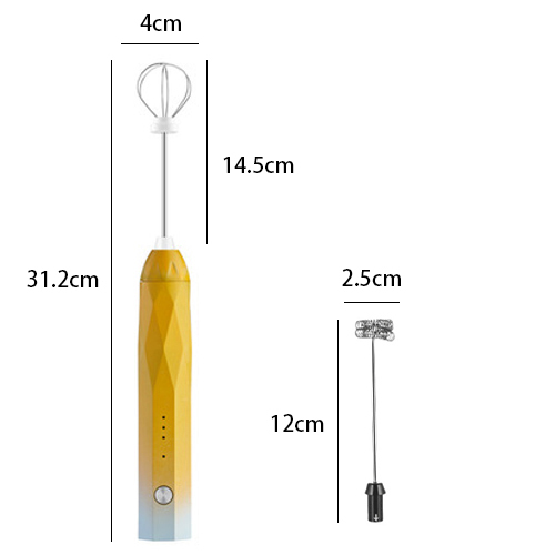 Kitchen Dining room appliances Mini Portable Electric Milk Frother Egg Beater 304Stainless Coffee Frothing Wand Milk Drink Egg Tool Stirrer Kitchen Accessories