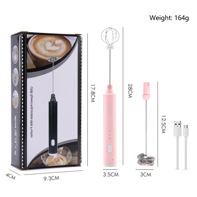 Kitchen Dining room appliances lidafish New Hand-held Electric Milk Beater 28cm*3.5cm Multifunctional Egg Beaters Small Cake Baking Tool