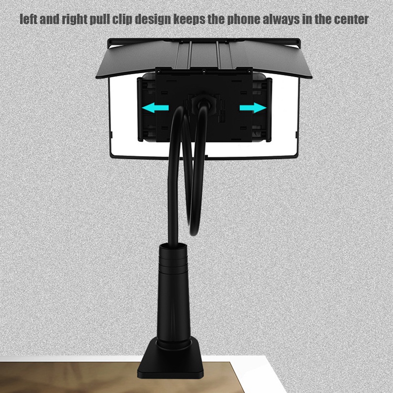Phone Magnifier With Adjustable Clamp Lazy Phone Stand Phone Screen Enlarger 12 Inch Screen Compatible For Smartphone