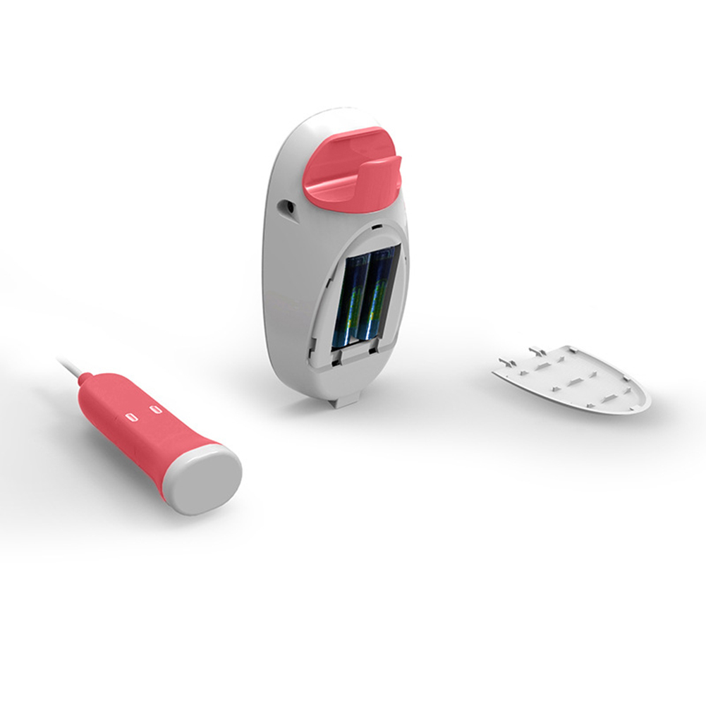Ultrasonic Doppler Fetal Heartbeat Detector Household Portable Pregnant LCD Baby Heart rate Monitor & No Radiation