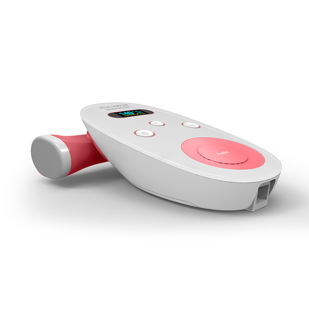 Ultrasonic Doppler Fetal Heartbeat Detector Household Portable Pregnant LCD Baby Heart rate Monitor & No Radiation