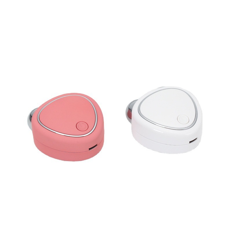 Household Facial Micro-current Beauty Instrument Portable Lifting Skin Face-lifting Edema Double Roller Massager Face Massager