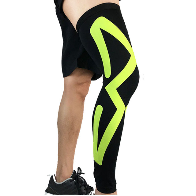 1Pcs Training Basketball Knee Pads Running Fitness Training Long Leg Sleeve Sport Protector Cycling UV Sun Leg Warmers