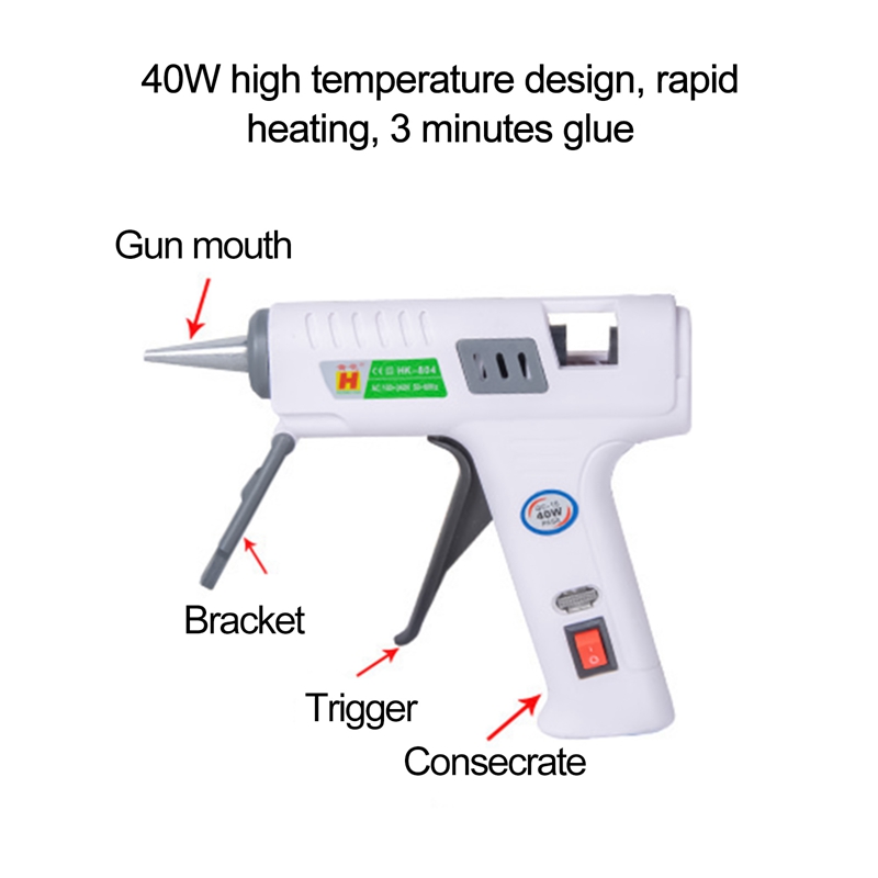 Hot Glue gun Mini Industrial Electric Heat Exchanger Thermal Sealant Gun Hot Melt Adhesive Tools For Home DIY