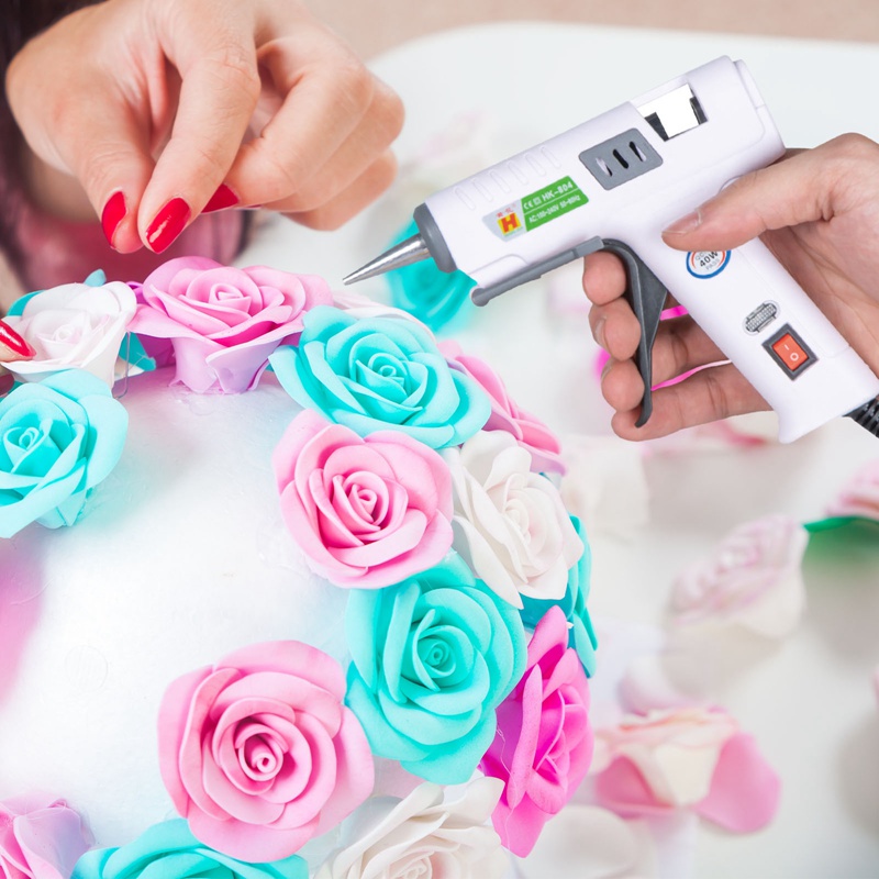 Hot Glue gun Mini Industrial Electric Heat Exchanger Thermal Sealant Gun Hot Melt Adhesive Tools For Home DIY