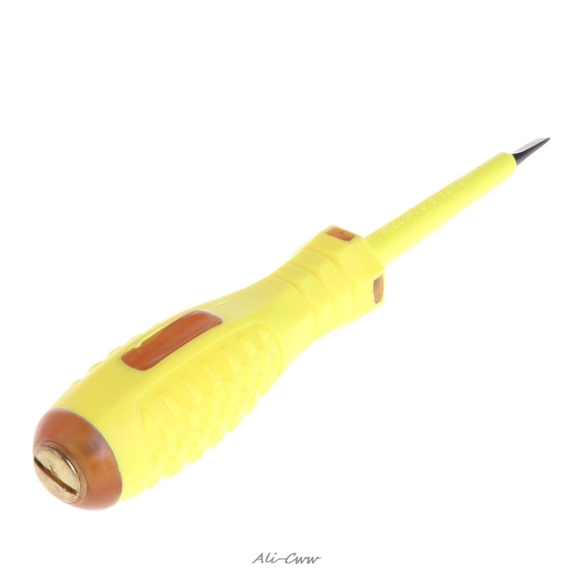 100-500V Voltage Detector Slotted Screwdriver Electric Tester Test Pen LED Light