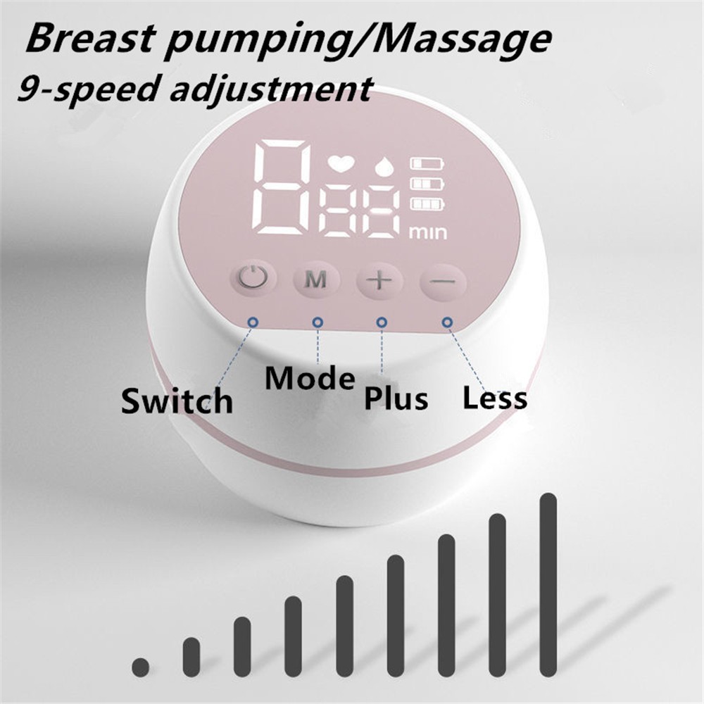Electric Breast Pump USB Chargable Breast Massager Mute Milk Feeding Collector Portable Breastfeeding Bottle Lactation Painless