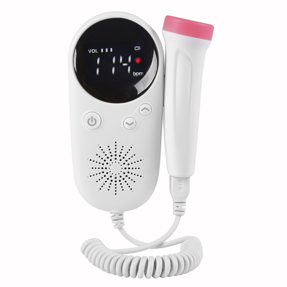 Household Fetal Doppler Baby Prenatal Heart Monitor LCD Display Fetus-voice Meter Pregnant Woman Daily Care Product
