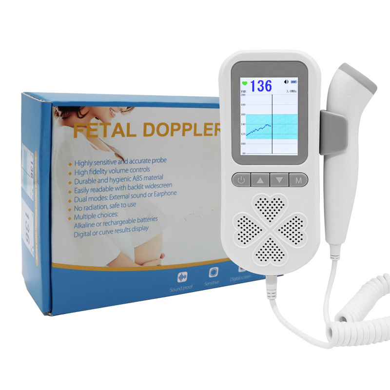 Fetal Probe Ultra Sound Handheld Maternal Prenatal Ultrasound Machine Baby Heartbeat Monitor Doppler