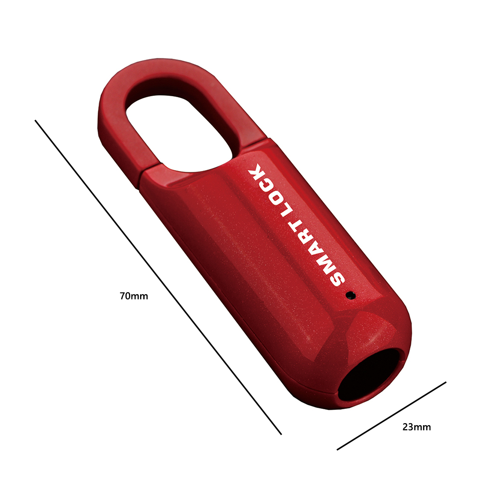 Mini Fingerprint Padlock Smart Touch Fingerprint Door Lock USB Keyless Anti Theft Lock For Travel Case Drawer Cabinet Lock