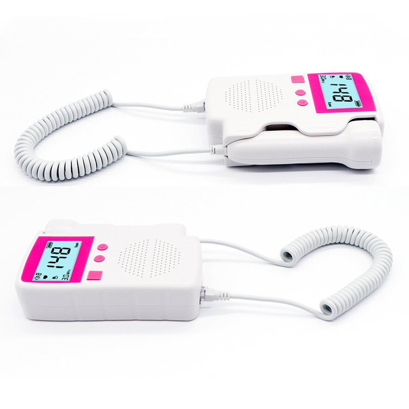 Upgraded 3.0MHz Doppler Fetal Heart Rate Monitor Home Pregnancy Baby Fetal Sound Heart Rate Detector LCD Display No Radiation