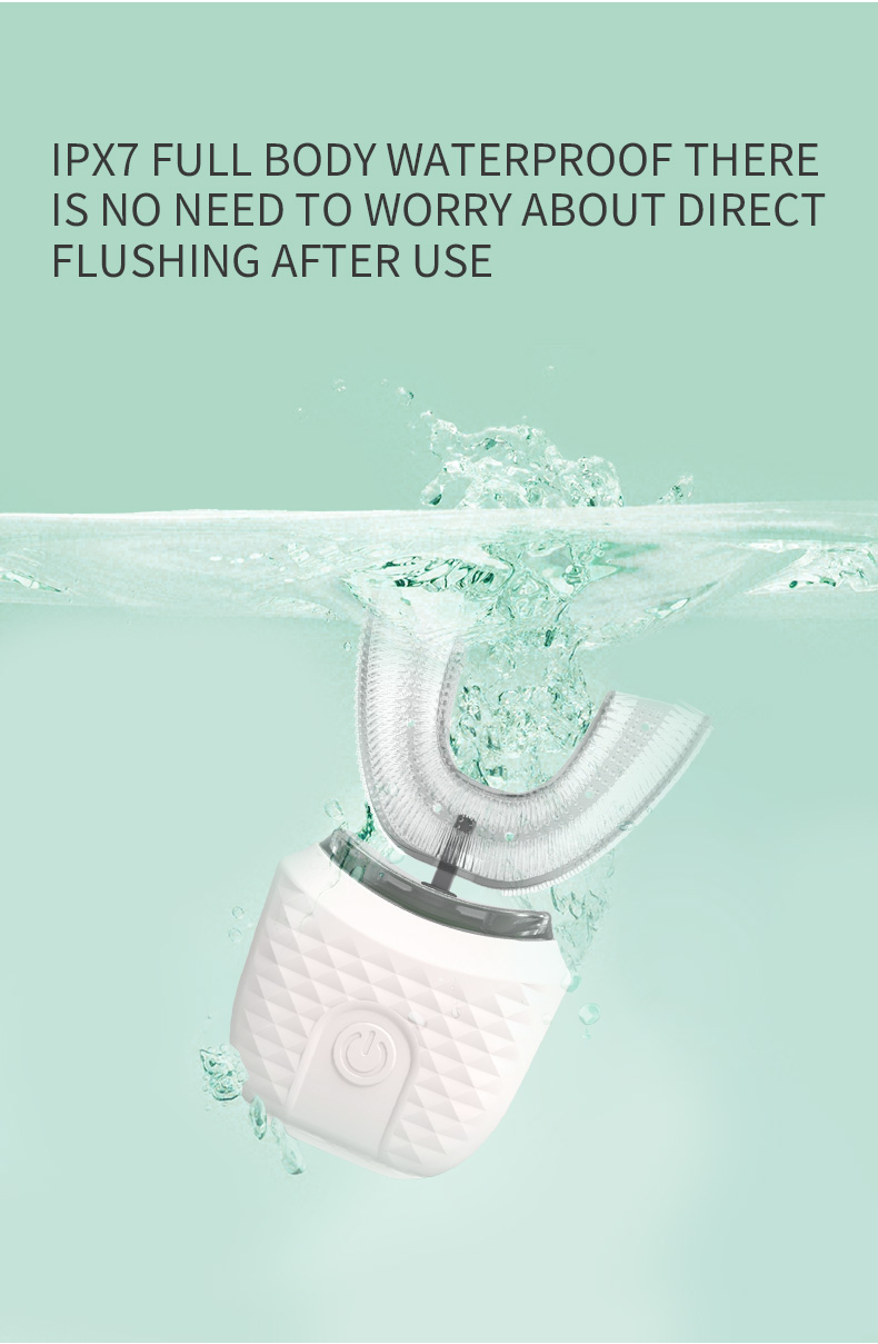 Sonic U Shaped Electric Toothbrush Kids Tooth Brush For Children Baby Toothbrushes Ultrasonic Teeth Cleaner Head Smart Whitening