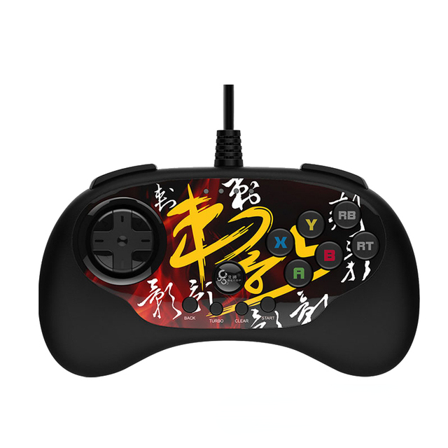 Original Betop BEITONG USB Wired Gamepad Arcade Fighting Joystick Game Control For Android TV/PC/ Steam,Street Fighter,Tekken 7