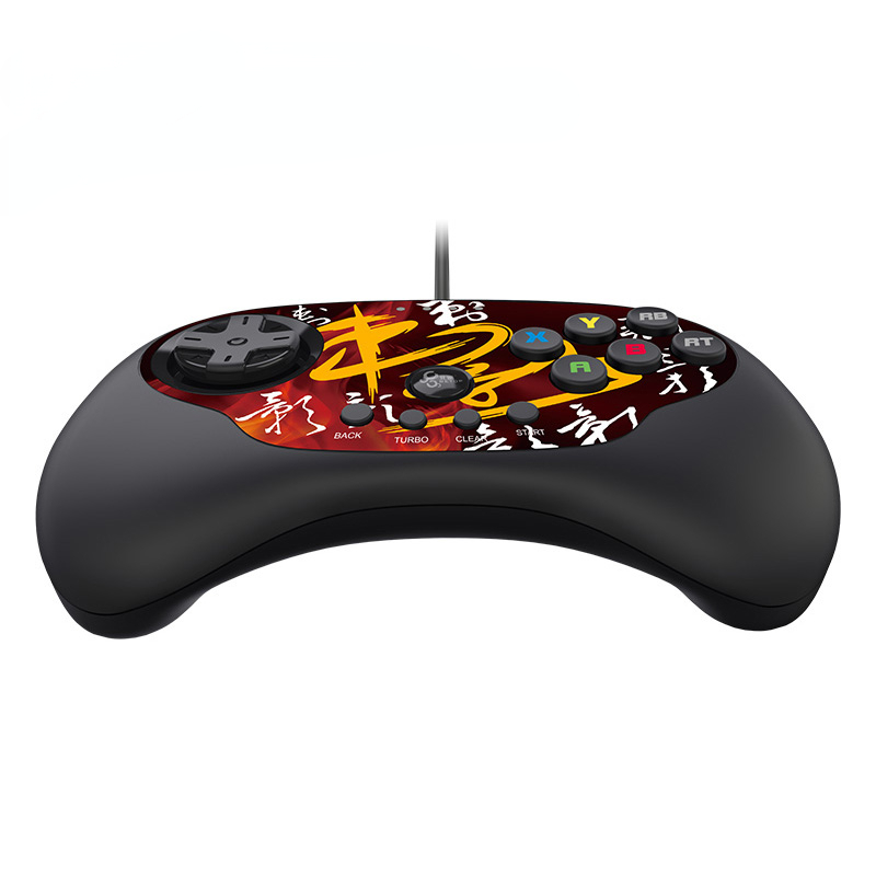 Original Betop BEITONG USB Wired Gamepad Arcade Fighting Joystick Game Control For Android TV/PC/ Steam,Street Fighter,Tekken 7