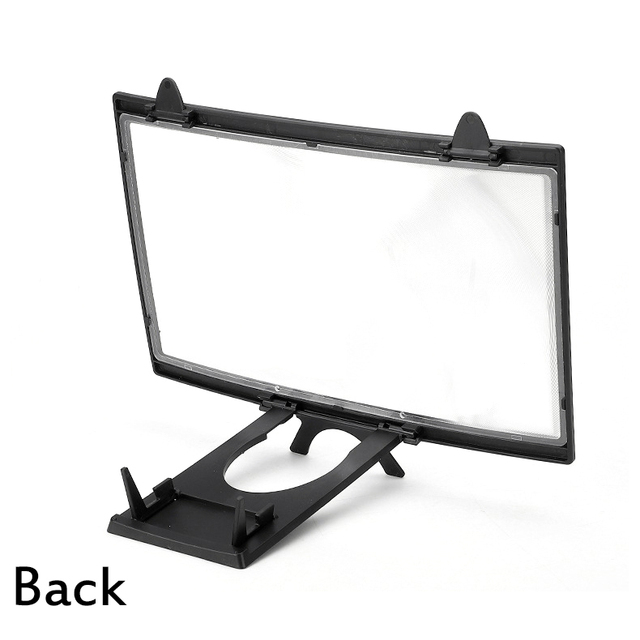 Folding Mobile Phone Video Screen Amplifier 12'' 3D HD Magnifier Stand Bracket Mobile Phone Screen Amplifier Accessories