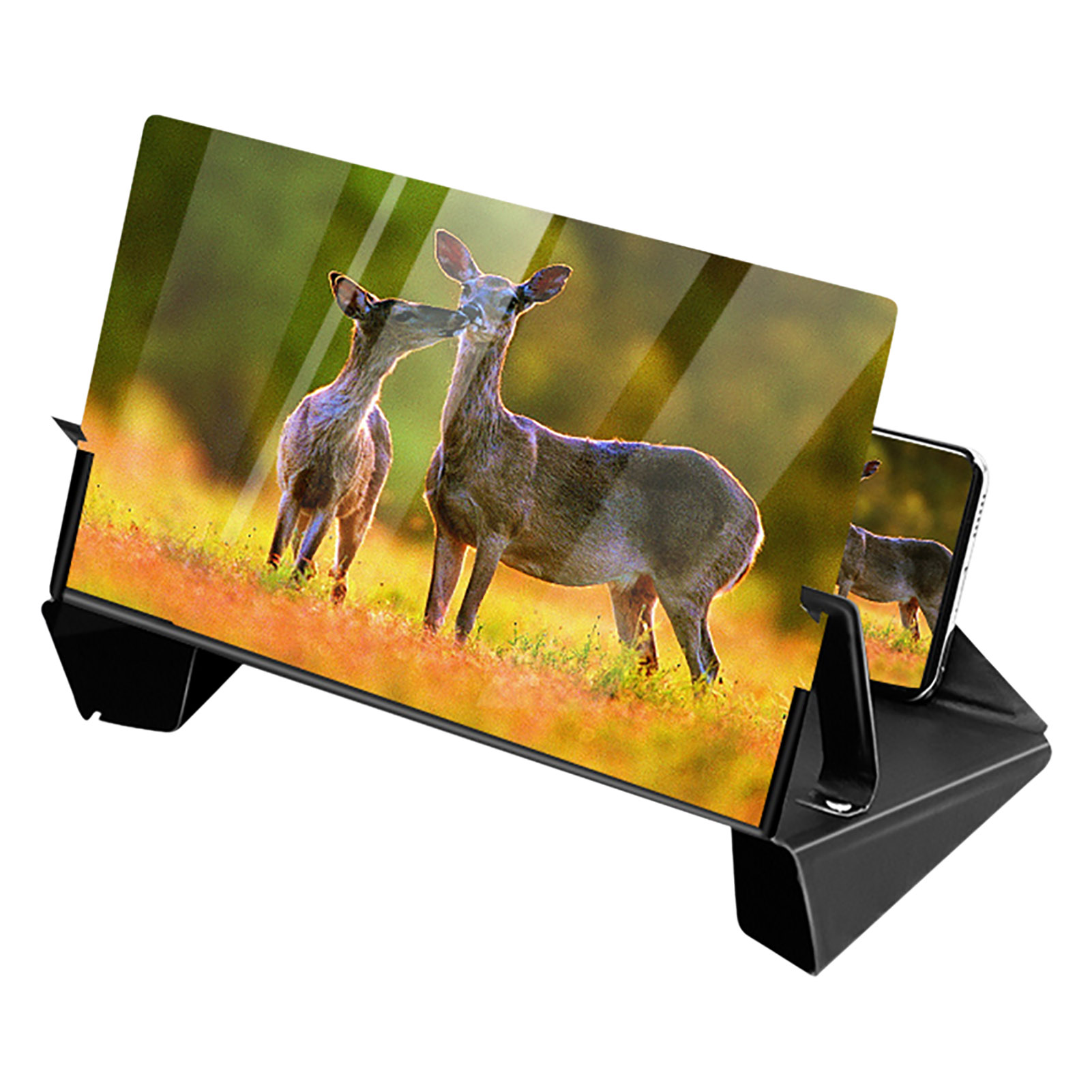 HD 3D Video Magnifier Glass 12-inch Mobile Phone Accessories Cellphone Grip Holder Stand Screen Amplifier Drop Shipping